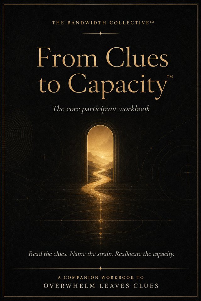From Clues to Capacity™ — the core participant workbook cover